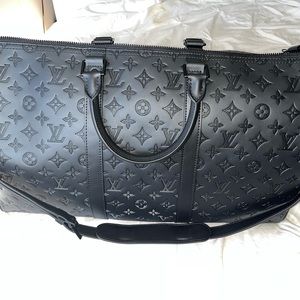 Louis Vuitton KeepAll 50 monogram shadow